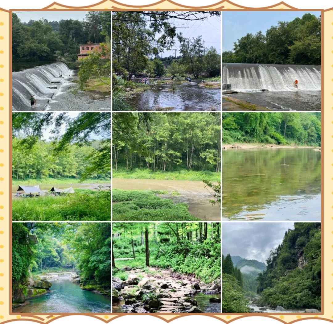 成都休闲哪里好_成都避暑胜地推荐_溪边森林的清凉